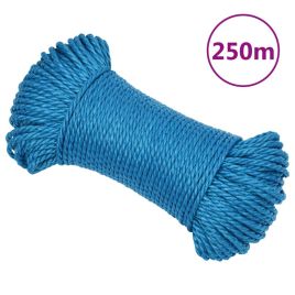 Work Rope Blue 8mm 250 m Polypropylene