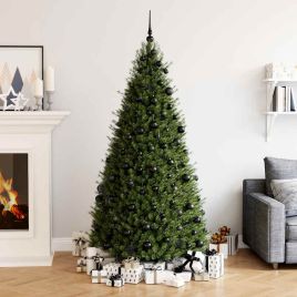 SNORRA 111 Piece Christmas Bauble Set Black Polystyrene