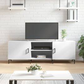TV Cabinet White 150x30x50 cm Engineered Wood