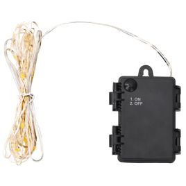 LED String Lights - 66 LEDs with Fan