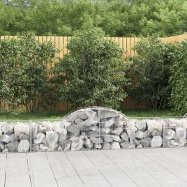 Arched Gabion Baskets 50 Pieces 200x50x40/60 cm Galvanised Iron