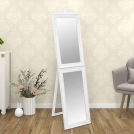 Free-Standing Mirror White 40x160 cm