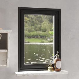 Magnetic Insect Screen for Windows Anthracite 80x120cm