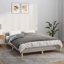 Weighted Blanket with Cover Grey 135x200 cm 10 kg Fabric