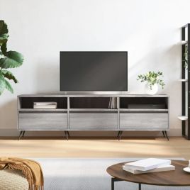 TV Cabinet Grey Sonoma 150x30x44.5 cm Engineered Wood