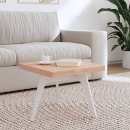 Table Top 50x50x4 cm Square Solid Wood Beech