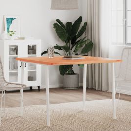 Table Top 90x90x2.5 cm Square Solid Wood Beech