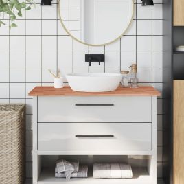 Bathroom Countertop 100x60x1.5 cm Solid Wood Beech