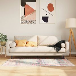 Rug Washable Multicolour 80x150cm Anti Slip