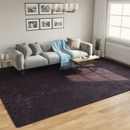 Rug Washable Anthracite 400x300cm Anti Slip