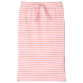 Kids' Straight Skirt with Stripes Pink 116