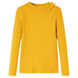 Kids' T-shirt with Long Sleeves Ochre 116