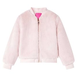 Kids' Jacket Faux Fur Soft Pink 116