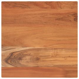 Table Top 60x60x2.5 cm Square Solid Wood Acacia