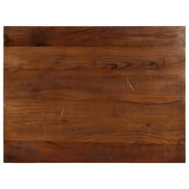 Table Top 80x70x2.5 cm Rectangular Solid Wood Reclaimed