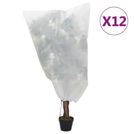 Plant Fleece Covers with Drawstring 12 pcs 70 g/m2 0.8x1.2 m