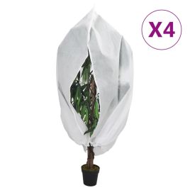 Plant Fleece Covers with Zip 4 pcs 70 g/m2 2.36x2 m