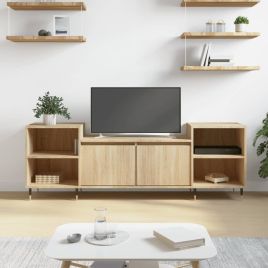 TV Cabinet Sonoma Oak 160x35x55 cm Engineered Wood