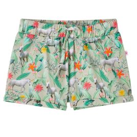 Kids' Shorts with Drawstring Light Khaki 116