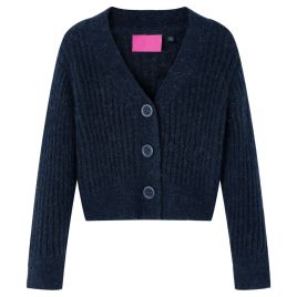Kids' Cardigan Knitted Navy 104
