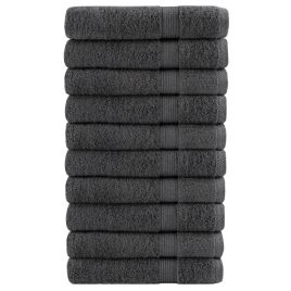 Premium Towels SOLUND 10pcs Anthracite 100x200cm 600gsm