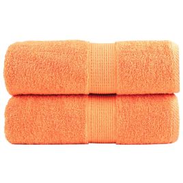 Premium Soap Towels SOLUND 2 pcs Orange 30x30 cm 600 gsm