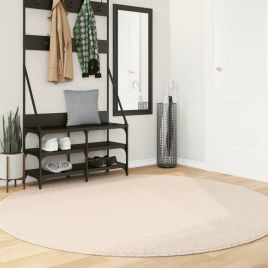 Rug HUARTE Short Pile Soft and Washable Beige 200 cm