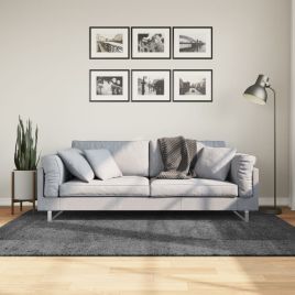 Rug OVIEDO Short Pile Anthracite 140x200cm