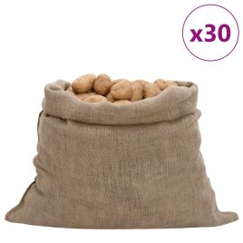 Jute Sacks 30 Pieces 100x110 cm 100% Jute 220 gsm