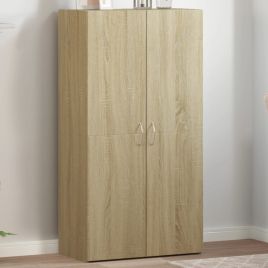 File Cabinet Sonoma Oak 60x32x115 cm Engineered Wood