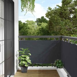 Balcony Privacy Screen Anthracite 600x75 cm PVC