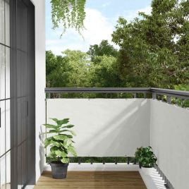 Balcony Privacy Screen White 700x120 cm PVC