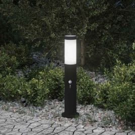 TONGLEN Bollard Light with Sensor 50 cm Stainless IP44 Steel