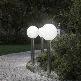 TONGLEN Bollard Lights 3 pcs 80 cm Stainless IP44 Steel