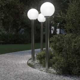 TONGLEN Bollard Lights 3 pcs 120 cm Stainless IP44 Steel