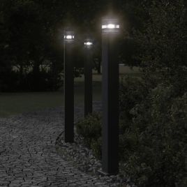 BAPARK Outdoor Floor Lamp 110 cm Aluminium - Black