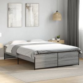 Bedframe Grey Sonoma 135x190cm Double