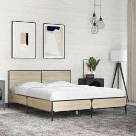 Bedframe Sonoma Oak 120x200cm