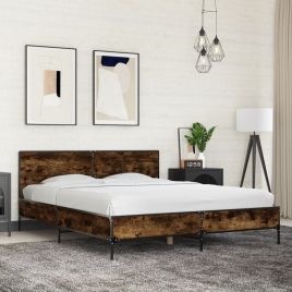 Bedframe Smoked Oak 150x200cm King Size