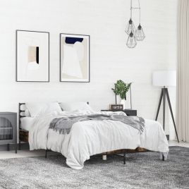 Bedframe Smoked Oak 140x200cm