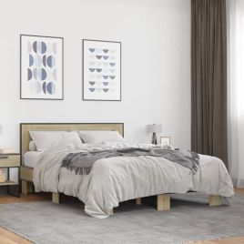 Bedframe Sonoma Oak 140x200cm
