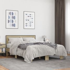 Bedframe Sonoma Oak 140x190cm