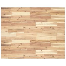 Desk Top Untreated 100x80x2 cm Solid Wood Acacia