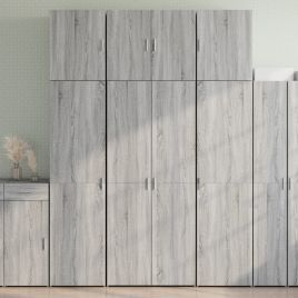 Highboard Grey Sonoma 80x42.5x249 cm Engineered Wood