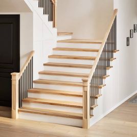 Stair Treads 16 Pieces Untreated 120x25x2 cm Solid Wood Oak
