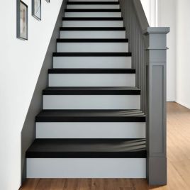 Stair Treads 4 pcs Dark Brown 80x30x2 cm Solid Wood Oak