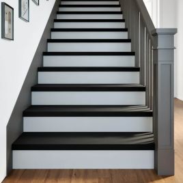 Stair Treads 2 pcs Dark Brown 100x25x2 cm Solid Wood Oak