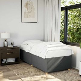 Bedframe Single Fabric Dark GreyÂ