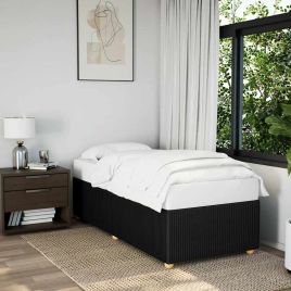 Bedframe Black Single Fabric