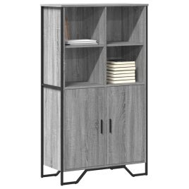 Highboard Grey Sonoma 79.5x35.5x137.5 cm Engineered wood